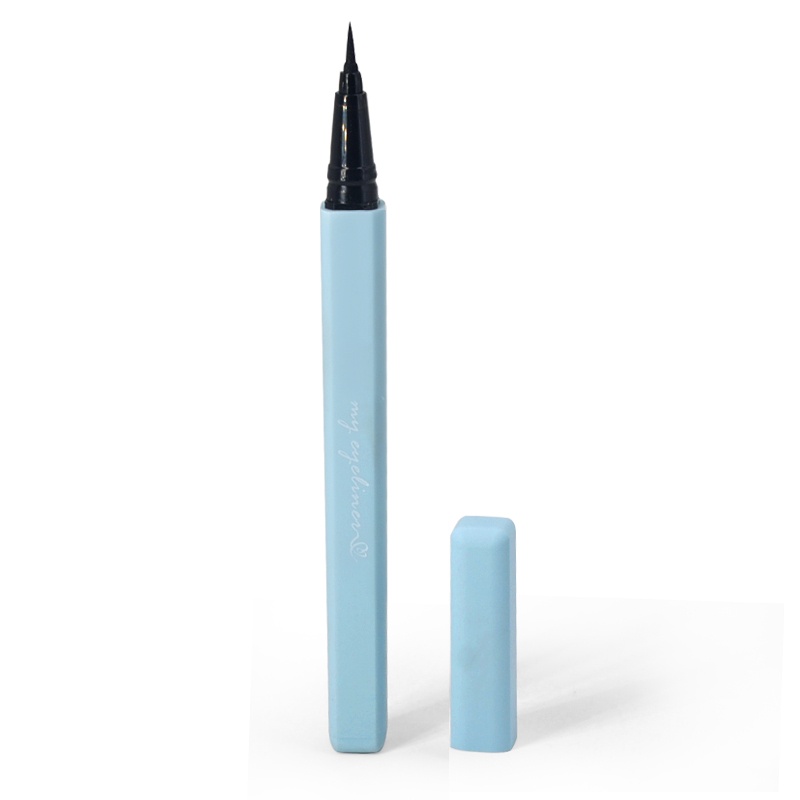 OEM Custom Vendor High Quality Waterproof Long Lasting Private Label Black Brown Glue Pen Liquid Brush Adhesive Eyeliner
