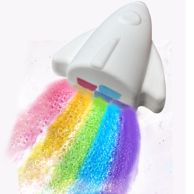 Cheap Manufacturers Custom Logo High Quality Colorful Luxury Organic Natural Vegan Single Cloud Kids Bubble Rainbow Bath Bombs